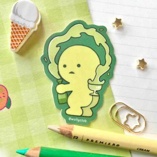 Celebratory Smiski Sticker