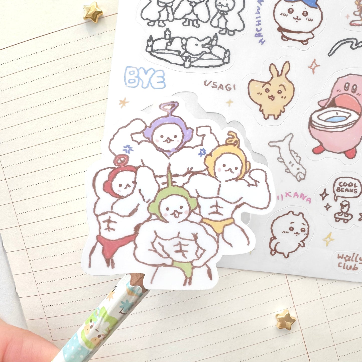 Lefty Doodles V3 Sticker Sheet