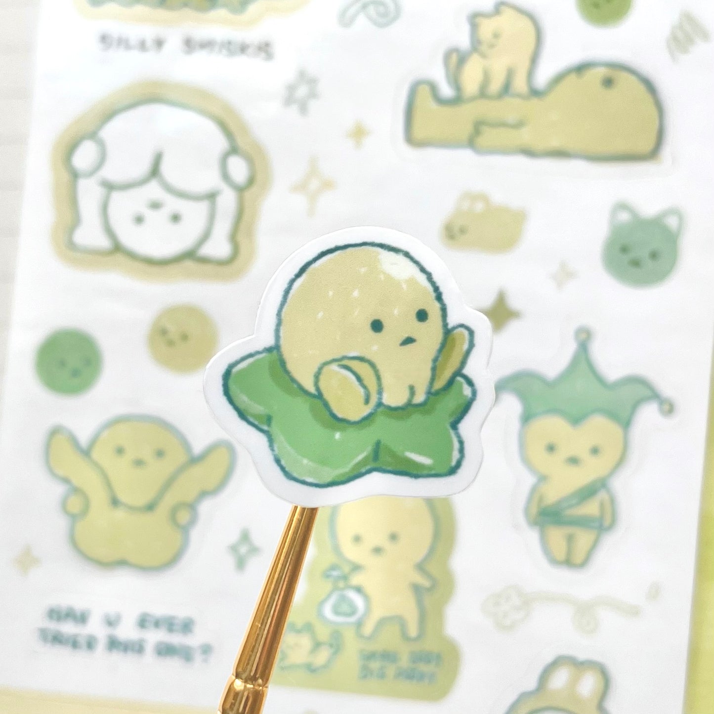 Silly Smiski Sticker Sheet