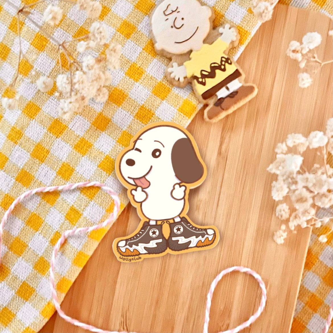 Snoopy Converse Sticker