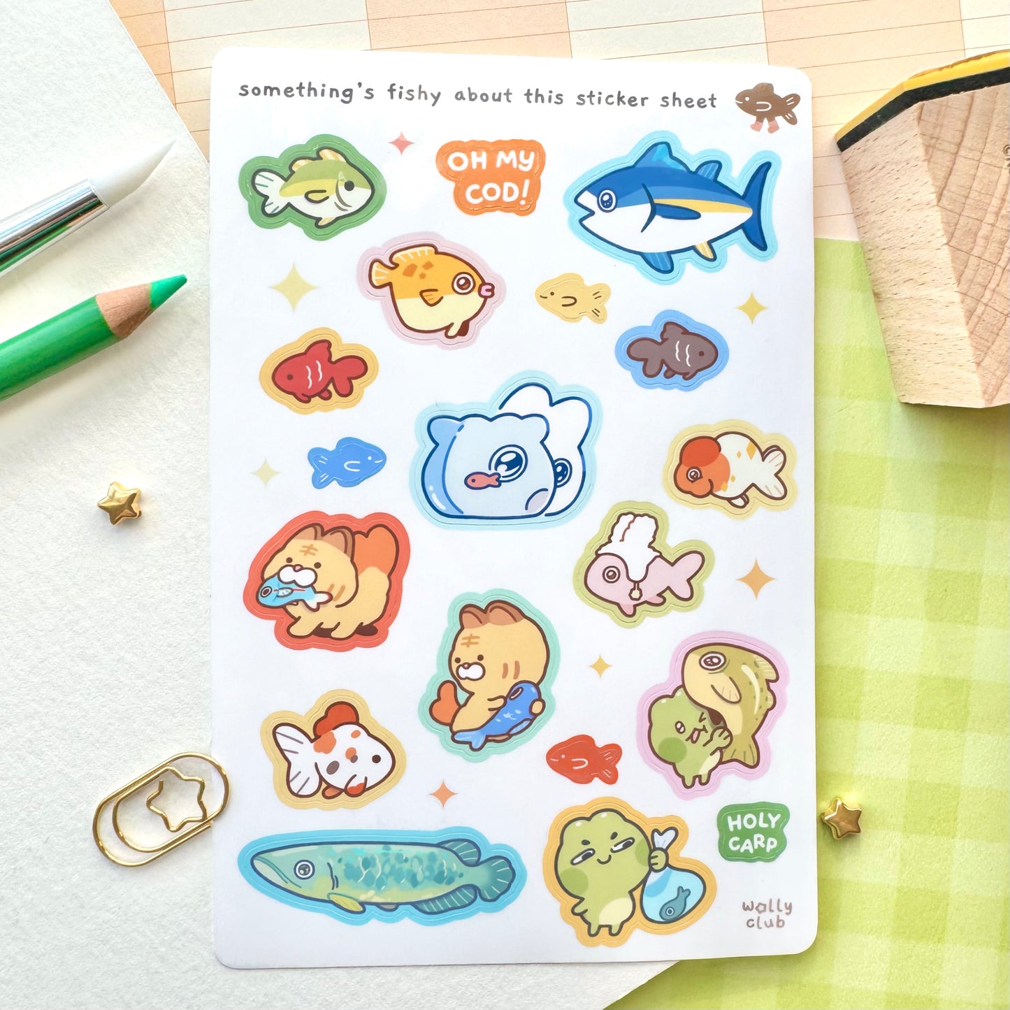 Something’s Fishy Sticker Sheet