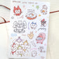 Lefty Doodles V3 Sticker Sheet
