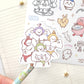 Lefty Doodles V3 Sticker Sheet