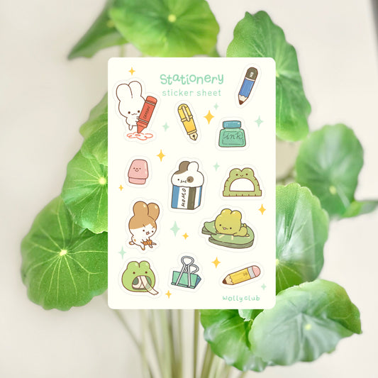 Stationery Sticker Sheet