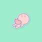 Set of 3 Smiski Stickers