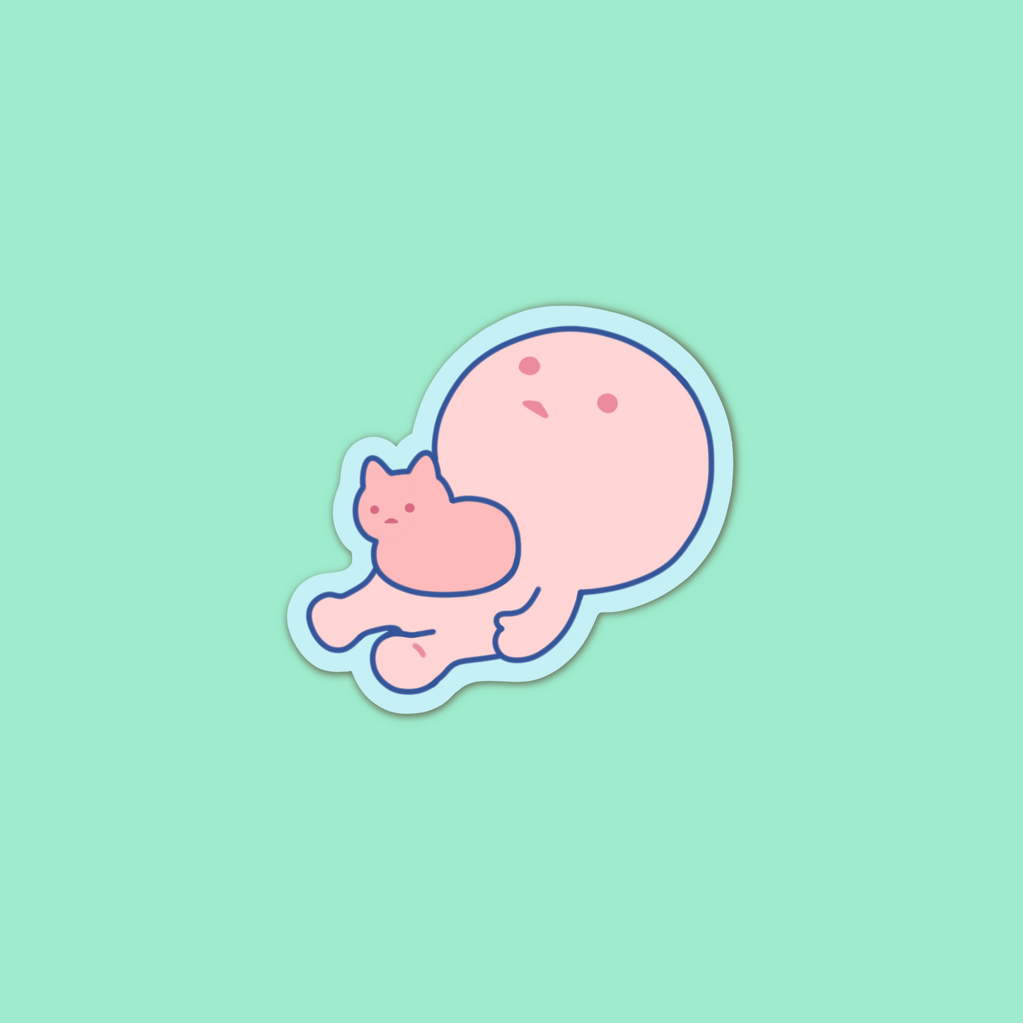 Set of 3 Smiski Stickers