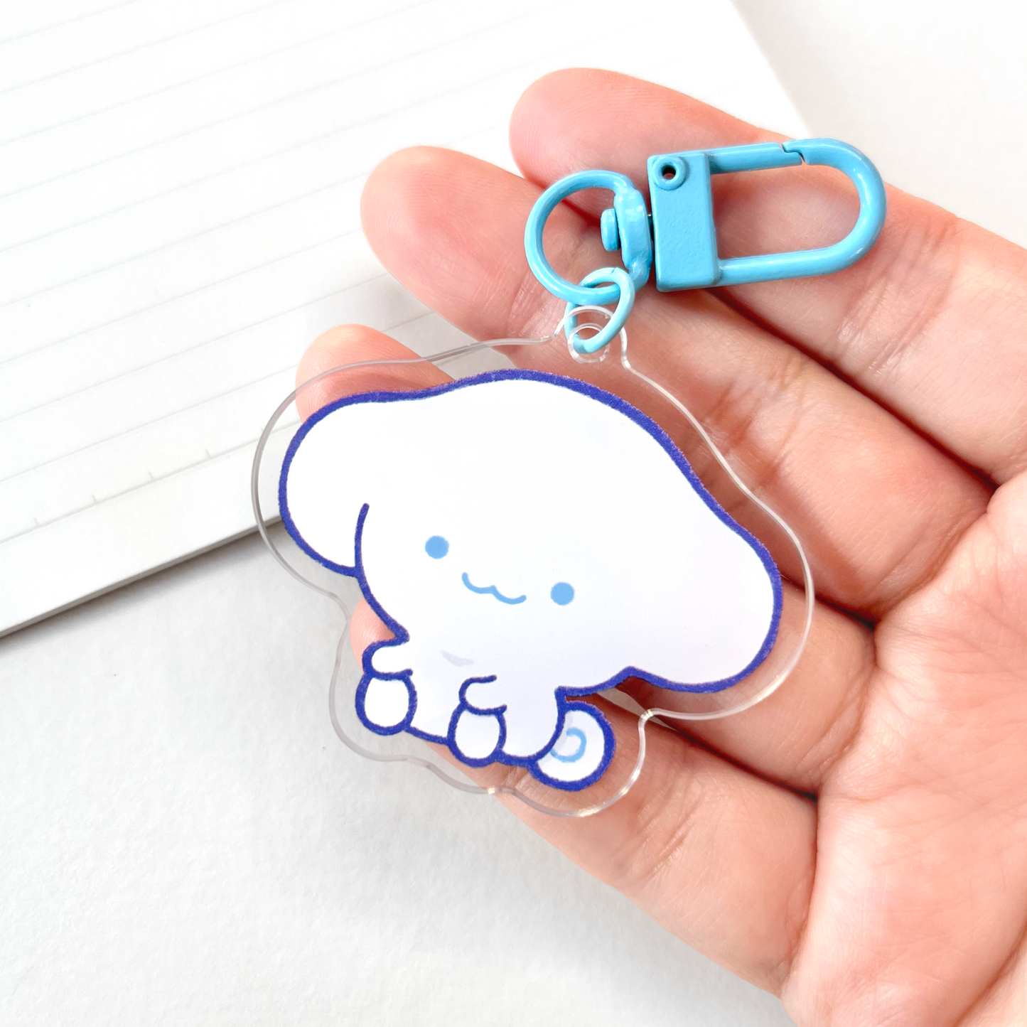 San Bbz: Cloud Pup Keychain