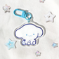 San Bbz: Cloud Pup Keychain