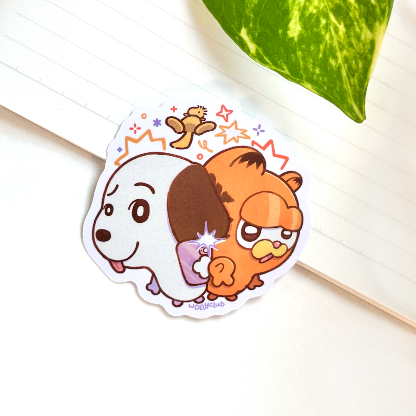 Snoopy & Garf Gyaru Sticker