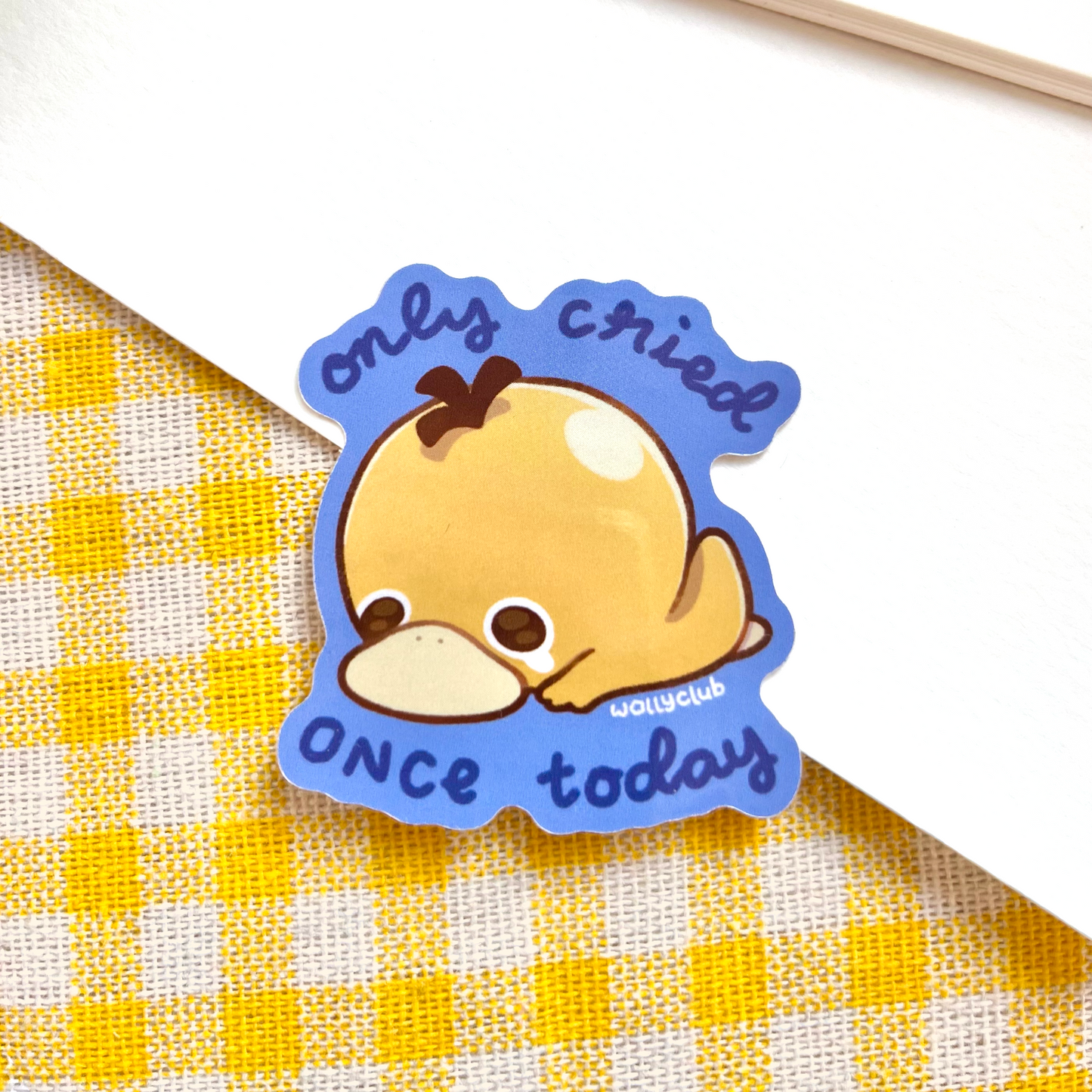 Crying Psyduck Sticker