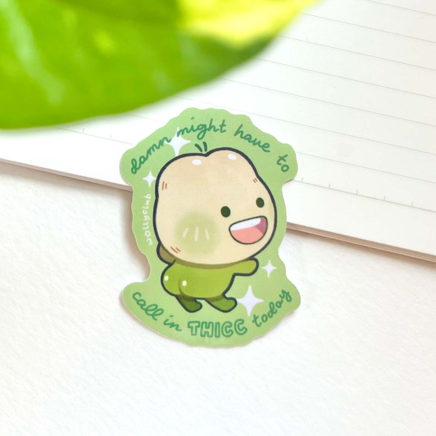 Thicc Scurt Frog Sticker